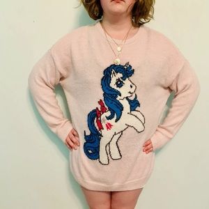 Women’s oversized unicorn sweater